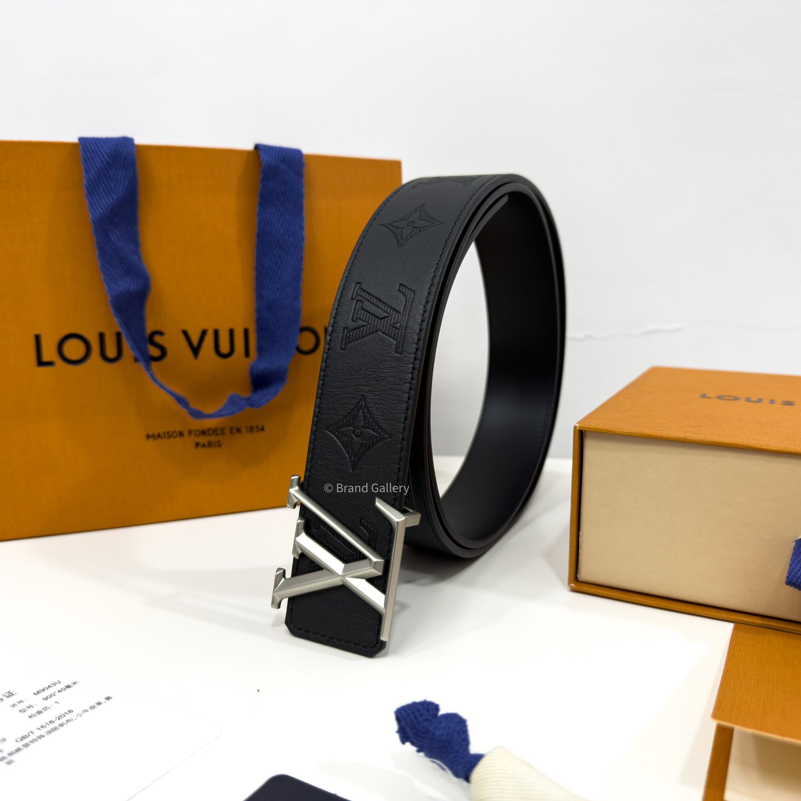 Louis Vuitton Initiales Dimension Black 40mm Reversible Belt