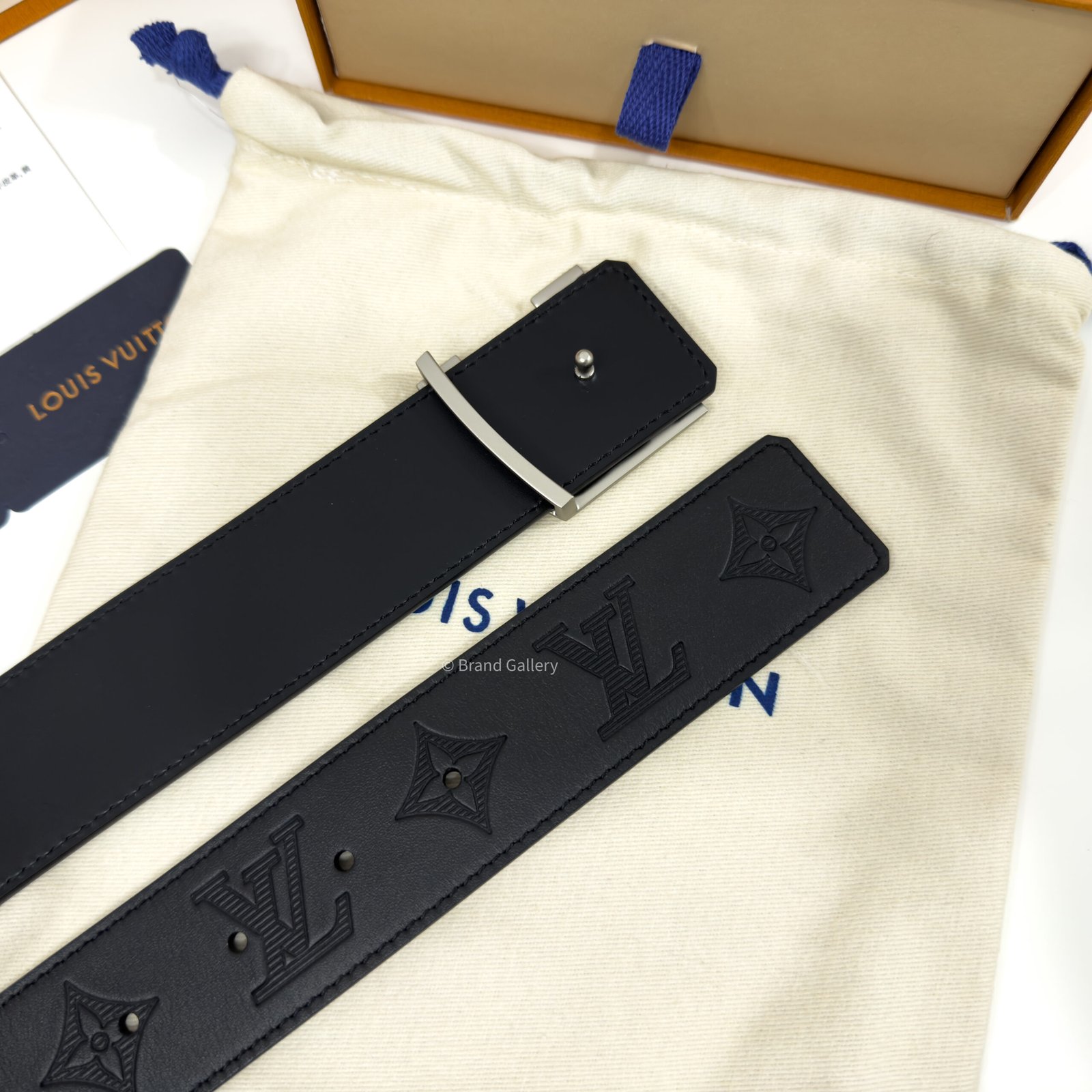 Louis Vuitton Initiales Dimension Black 40mm Reversible Belt