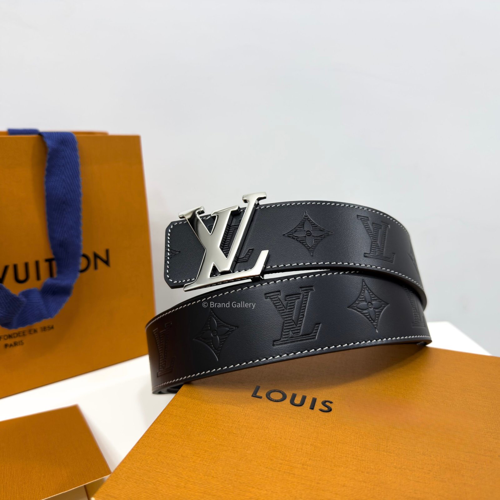 Louis Vuitton Dimension Damier Black 40mm Reversible Belt