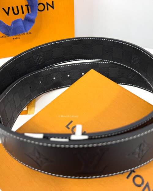 Louis Vuitton Dimension Damier Black 40mm Reversible Belt