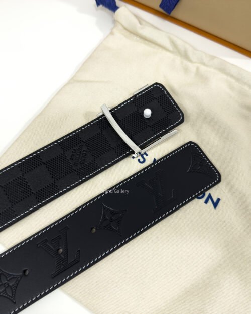 Louis Vuitton Dimension Damier Black 40mm Reversible Belt