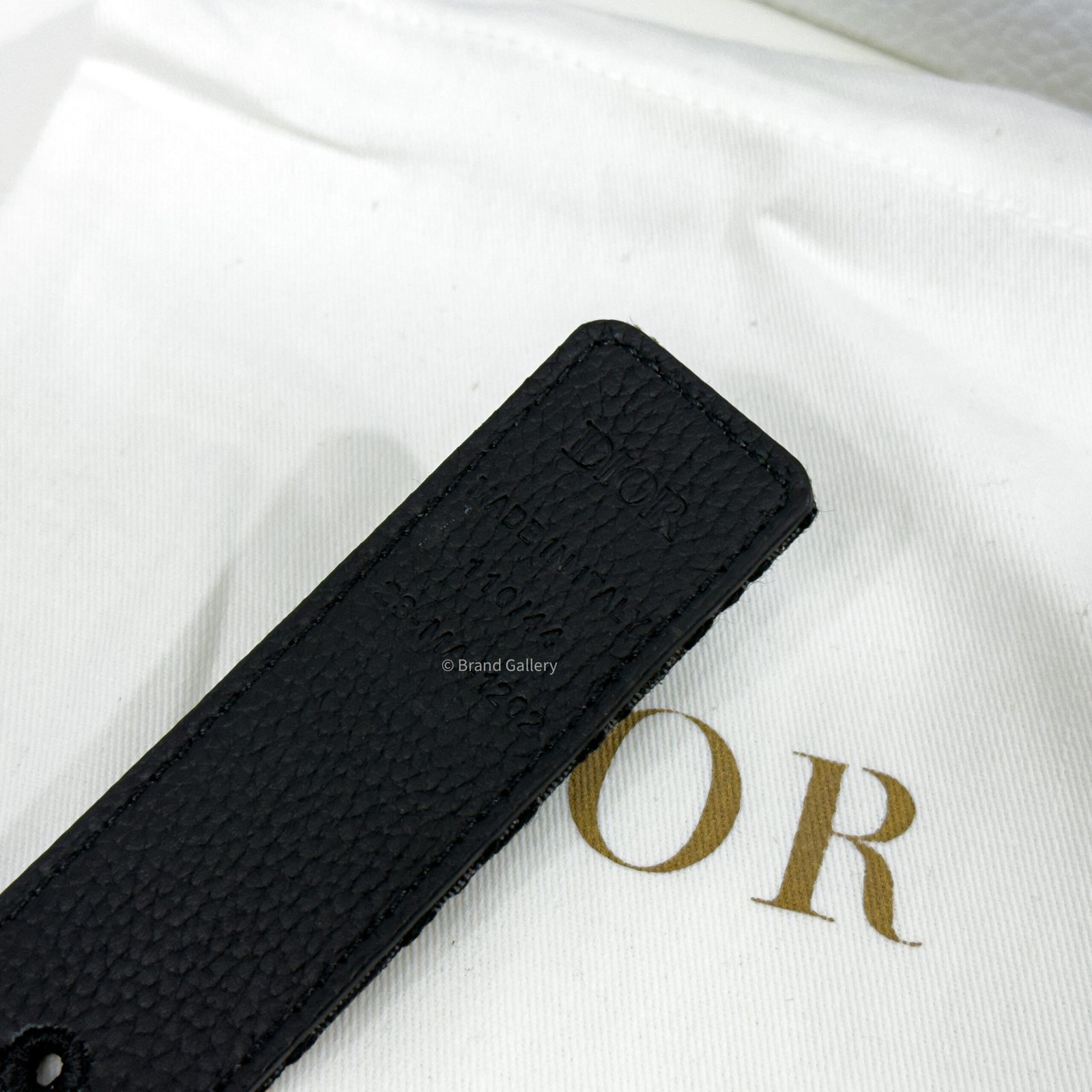 Dior Black Oblique Jacquard 35mm Reversible Belt