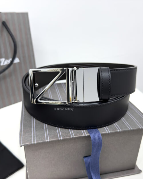 Zegna Z Buckle Black/Brown 35mm Reversible Belt