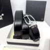Montblanc Convex Buckle Black/Brown 35MM Reversible Belt