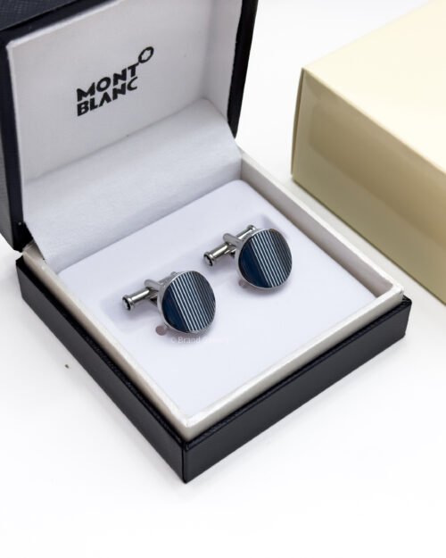 Montblanc Graphic Stripe Cufflink MB109785 - Luxury cufflink - A&A Brand Gallery Egypt