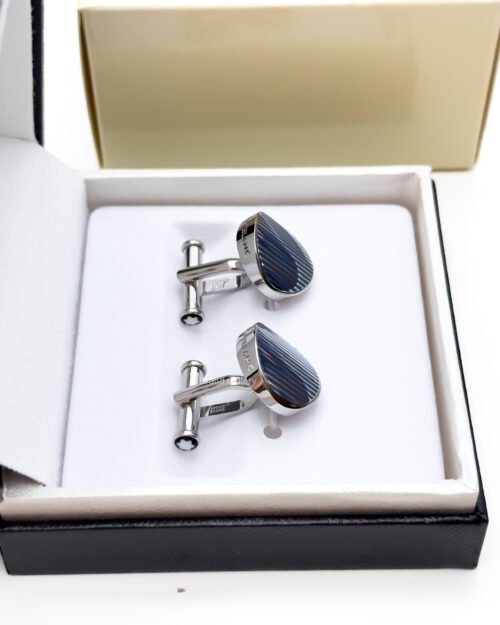 Montblanc Graphic Stripe Cufflink MB109785 - Luxury cufflink - A&A Brand Gallery Egypt