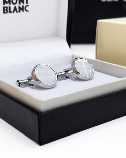 Montblanc Prince Aviator Cufflink MB123795 - Luxury cufflink - A&A Brand Gallery Egypt