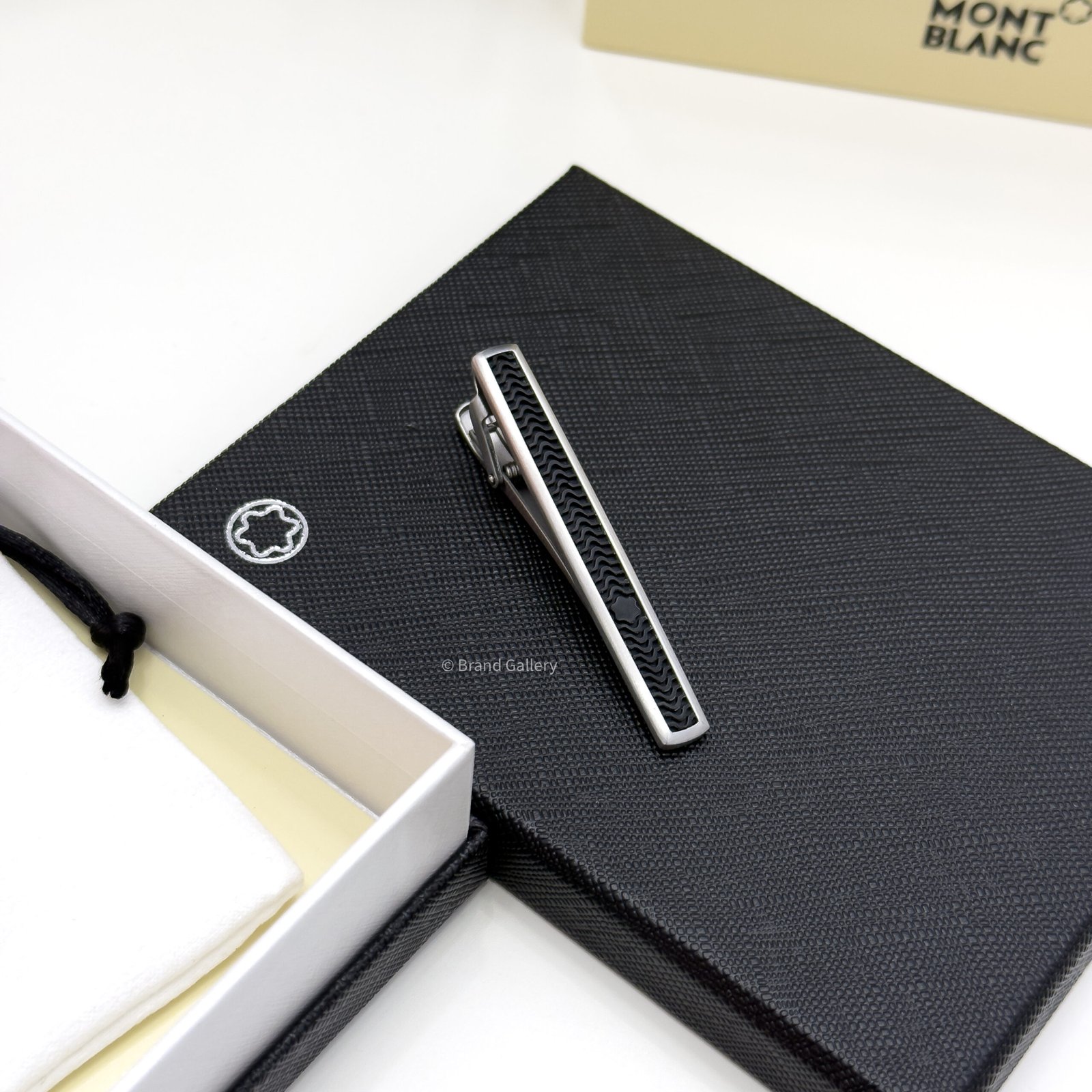 Montblanc Star Rubber Tie Bar - Luxury Tie Clip - A&A Brand Gallery Egypt