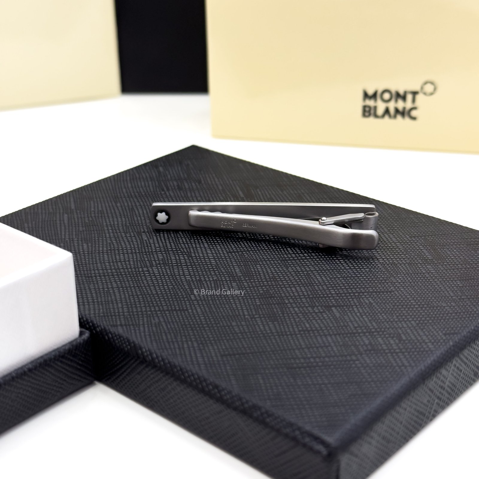 Montblanc Star Rubber Tie Bar - Luxury Tie Clip - A&A Brand Gallery Egypt