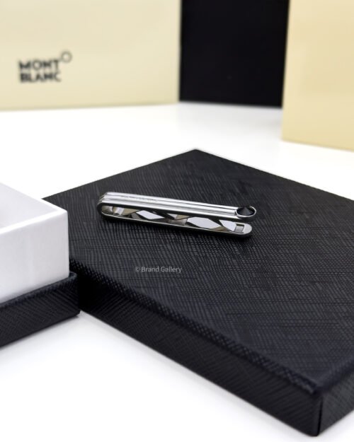 Montblanc Facetted Onyx Tie Bar - Luxury Tie Clip - A&A Brand Gallery Egypt