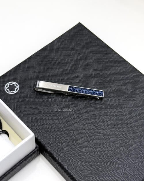 Montblanc Navy Meisterstück Tie Bar - Luxury Tie Clip - A&A Brand Gallery Egypt