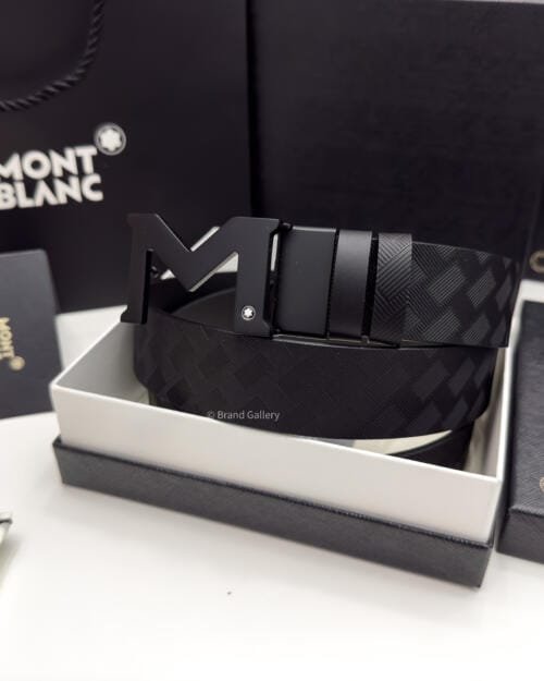 Montblanc M Buckle Extreme Leather Belt - Luxury belt - A&A Brand Gallery Egypt