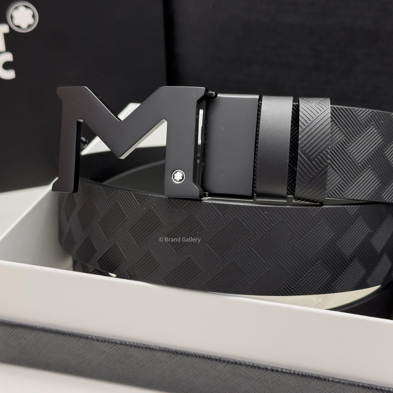 Montblanc M Buckle Extreme Leather Belt - Luxury belt - A&A Brand Gallery Egypt