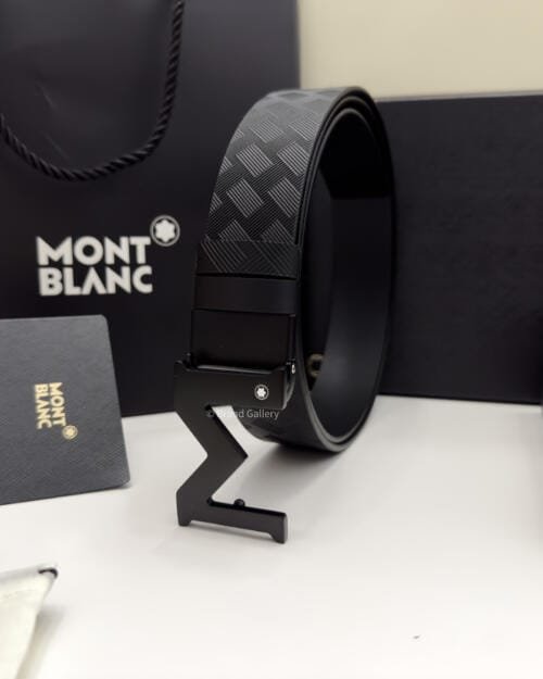 Montblanc M Buckle Extreme Leather Belt - Luxury belt - A&A Brand Gallery Egypt
