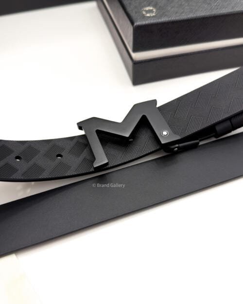 Montblanc M Buckle Extreme Leather Belt - Luxury belt - A&A Brand Gallery Egypt