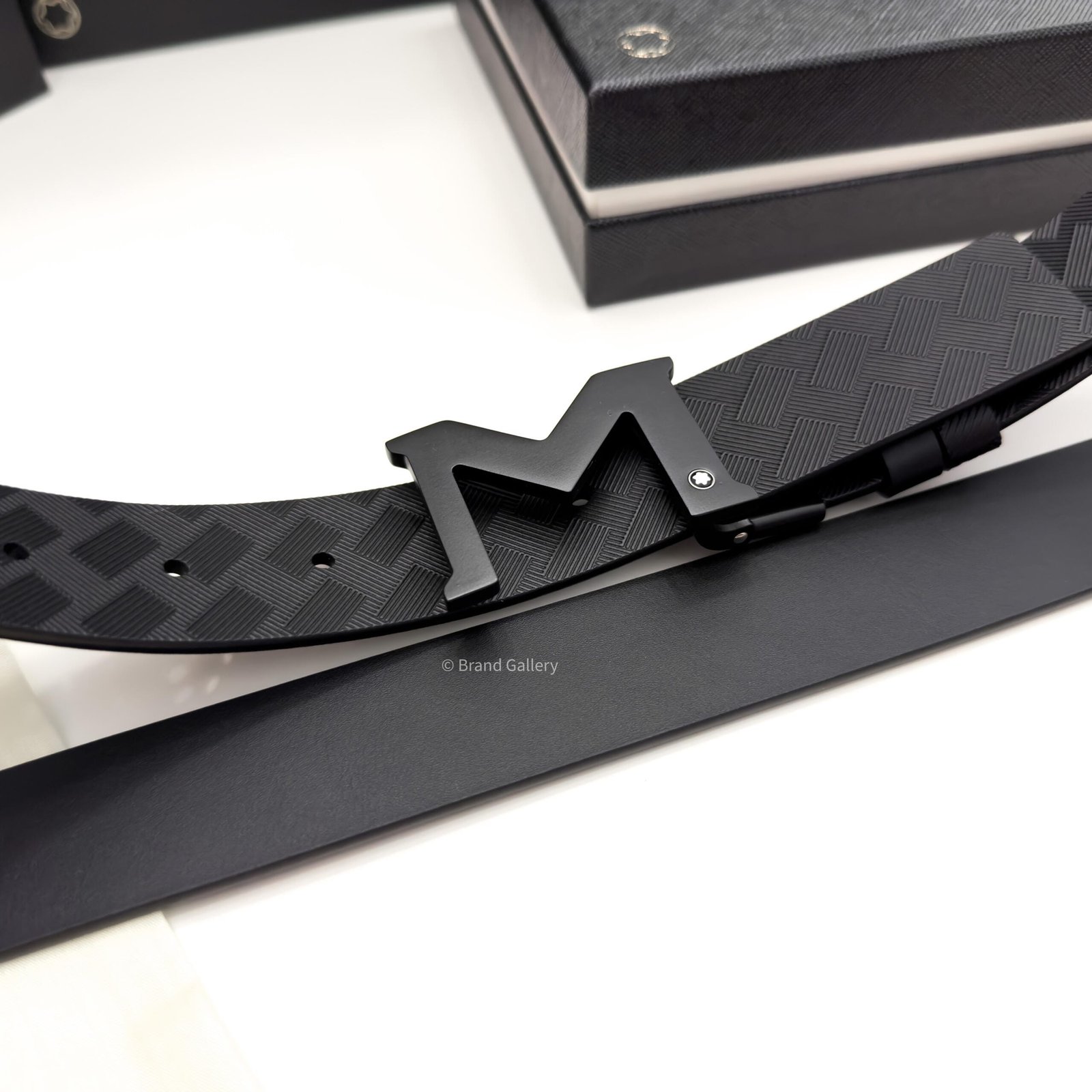 Montblanc M Buckle Extreme Leather Belt - Luxury belt - A&A Brand Gallery Egypt