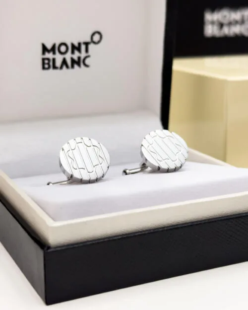 Montblanc Sartorial Architectural Cufflink MB123802 - Luxury cufflink - A&A Brand Gallery Egypt