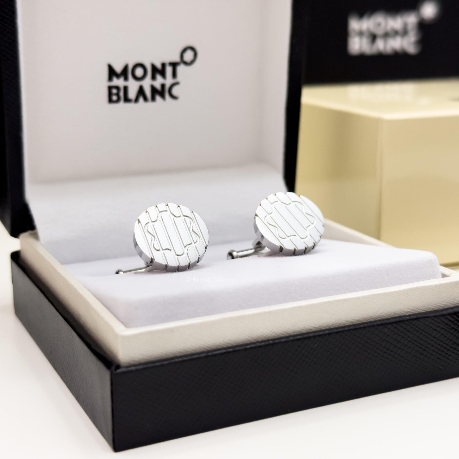Montblanc Sartorial Architectural Cufflink MB123802 - Luxury cufflink - A&A Brand Gallery Egypt