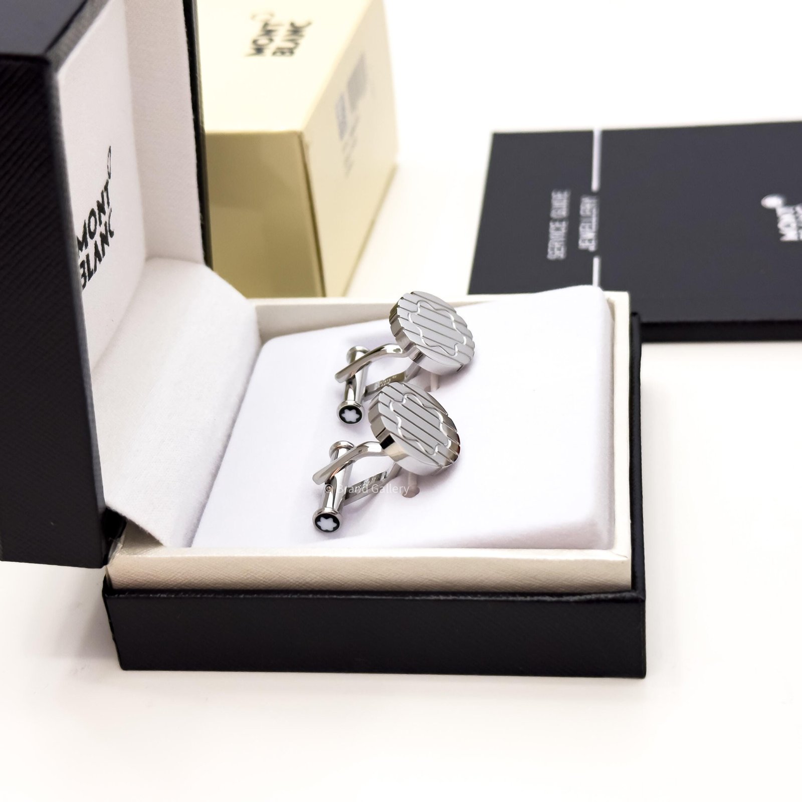 Montblanc Sartorial Architectural Cufflink MB123802 - Luxury cufflink - A&A Brand Gallery Egypt