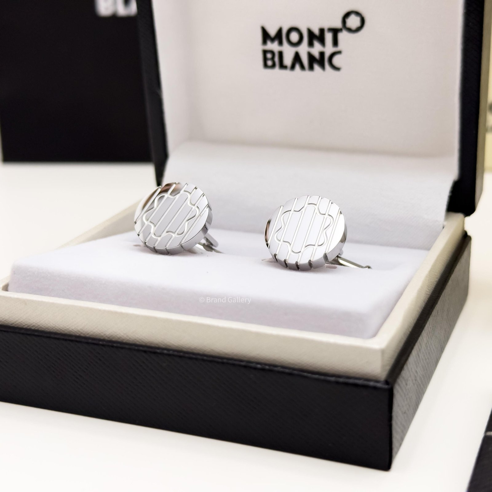 Montblanc Sartorial Architectural Cufflink MB123802 - Luxury cufflink - A&A Brand Gallery Egypt