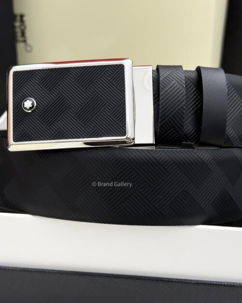 Montblanc Marquetry Plate 35mm Extreme Reversible Belt - Luxury belt - A&A Brand Gallery Egypt