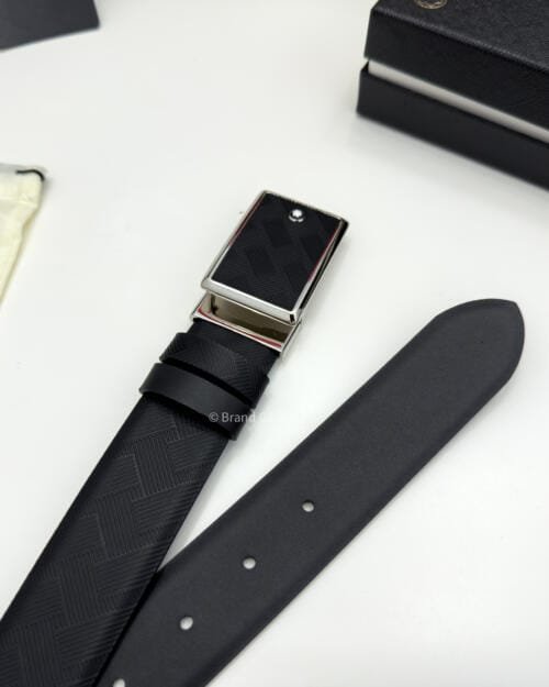 Montblanc Marquetry Plate 35mm Extreme Reversible Belt - Luxury belt - A&A Brand Gallery Egypt