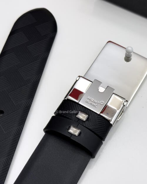 Montblanc Marquetry Plate 35mm Extreme Reversible Belt - Luxury belt - A&A Brand Gallery Egypt