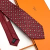 Hermes Maroon Figure Libre Tie - Luxury tie - A&A Brand Gallery Egypt