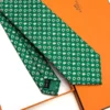 Hermes Green Fer H Cheval Tie - Luxury tie - A&A Brand Gallery Egypt