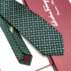 Ferragamo Dark Green Gancini Golf Tee Tie - Luxury tie - A&A Brand Gallery Egypt